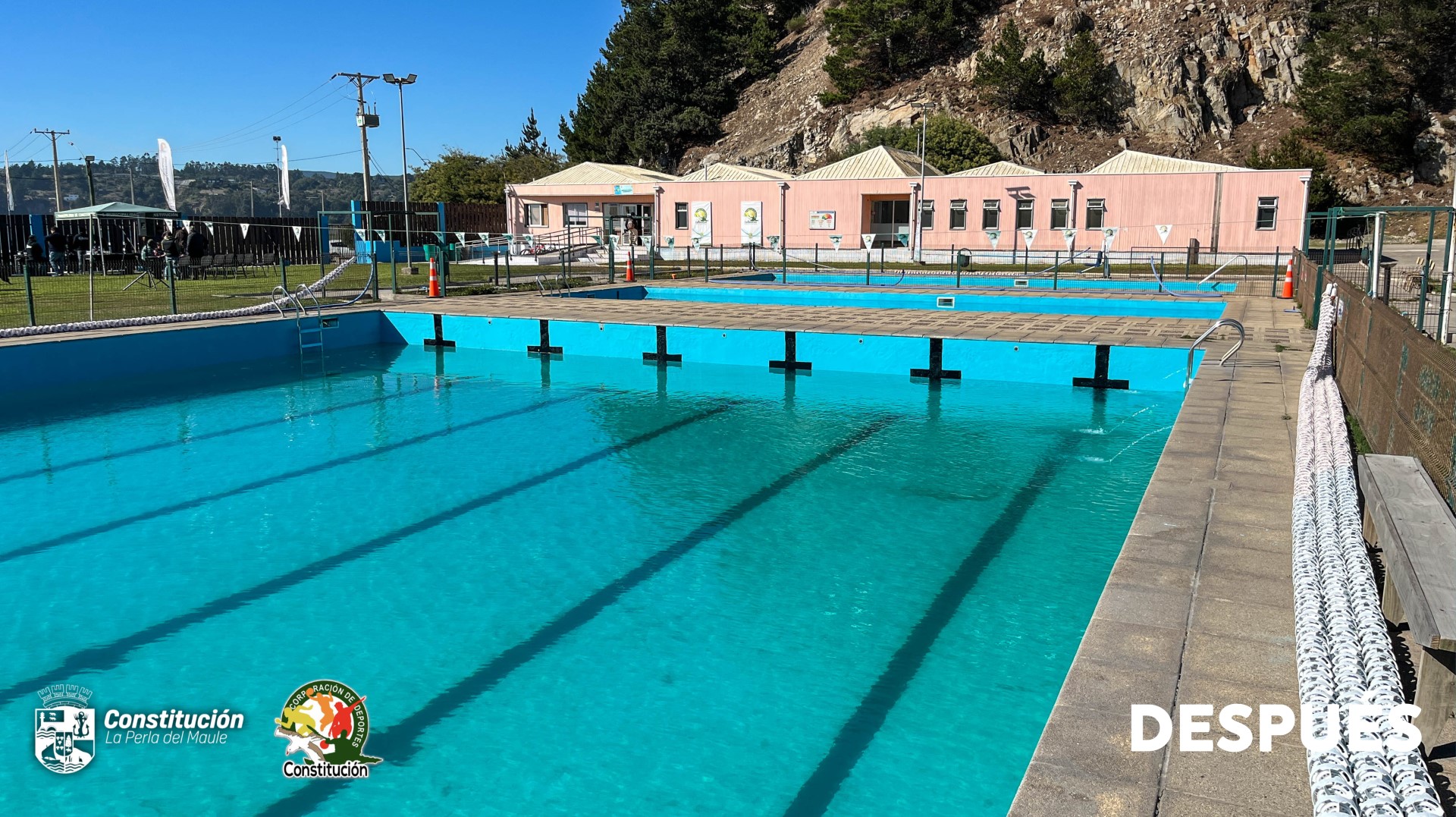 ALIANZA ENTRE LA CORPORACIÓN DE DEPORTES Y EMPRESA ARAUCO PERMITIRÁ MEJORAS SUSTANCIALES EN PISCINAS TEMPERADAS DE CONSTITUCIÓN